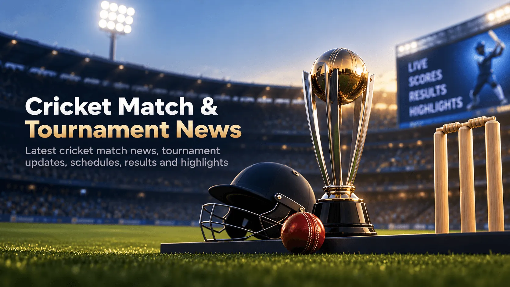 Cricket Match & Tournament News